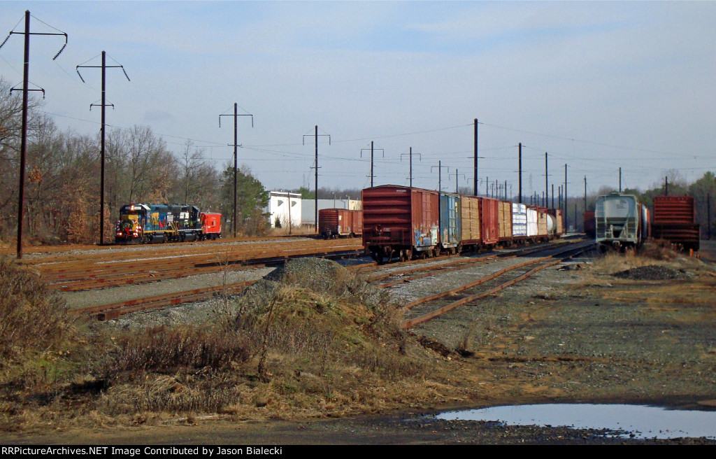 Browns Yard with Santa Train